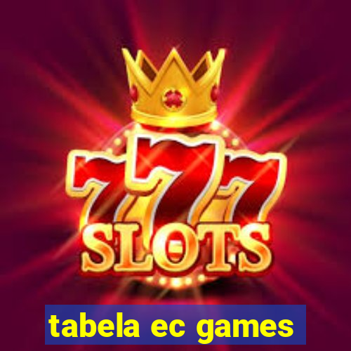 tabela ec games